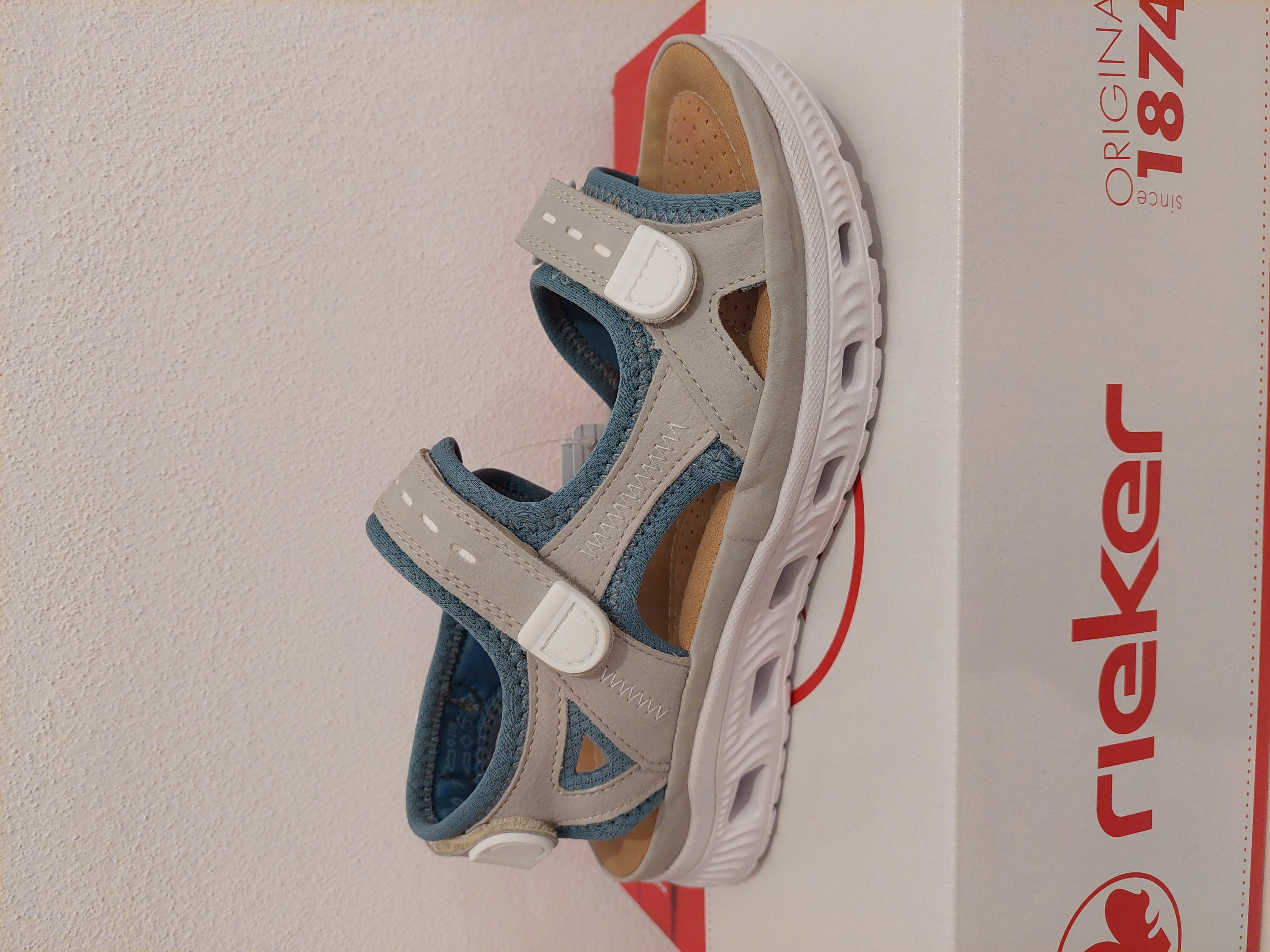 Rieker 64074-40 grey/blue